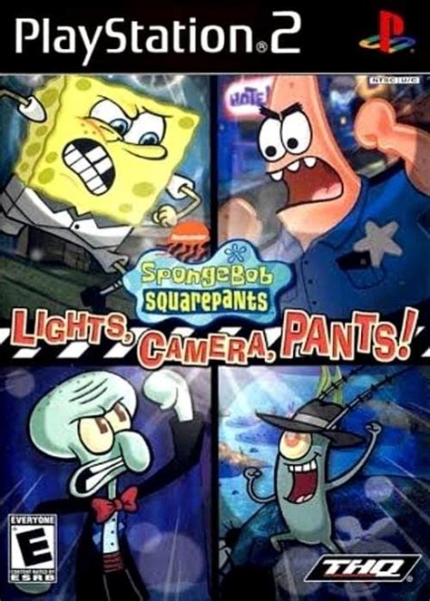 Spongebob Squarepants Lights Camera Pants Sony Playstation 2