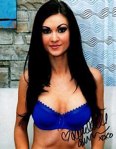 Kendall Karson In A Blue Bra Hott Hand Signed 8x10 Photo Adult Model