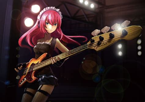 Fondos De Pantalla Vocaloid Guitarra Anime Chicas Descargar Imagenes