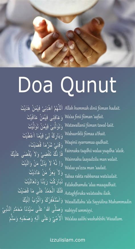 Doa Qunut Lengkap Bahasa Arab Dan Latin Serta Dalilny