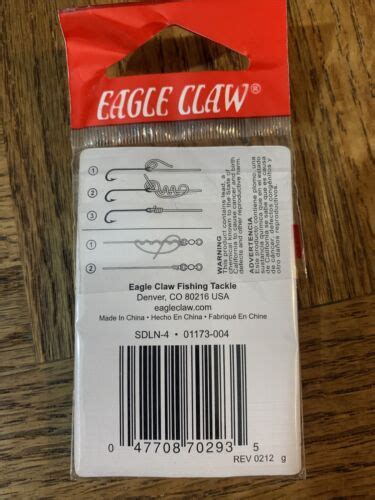 Eagle Claw Dual Lock Snaps Size 4 Silver 47708702935 Ebay