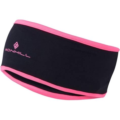 Buy Ronhill Thermal 200 Headband In Black And Pink