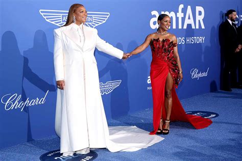 Queen Latifah Eboni Nichols Hold Hands On Red Carpet