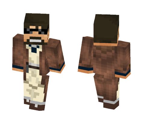 Download Ssundee With A Brown Coat Minecraft Skin For Free
