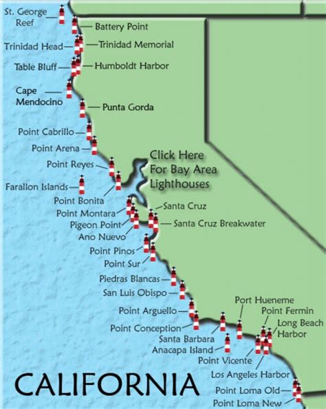Northern California Beaches Map Free Printable Maps