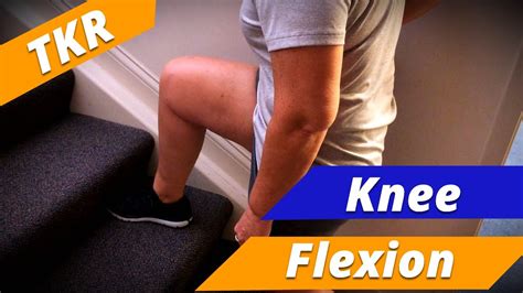 Improve Knee Flexion 🗻 On Stairs 🗻 Total Knee Replacement Exercises