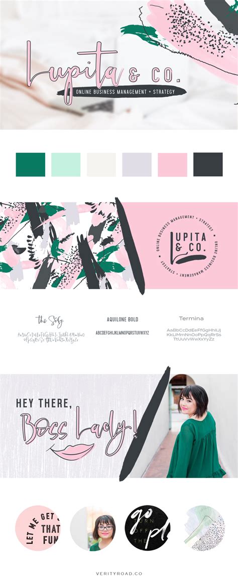 Brand Board For Lupita And Co Online Business Management And Strategy