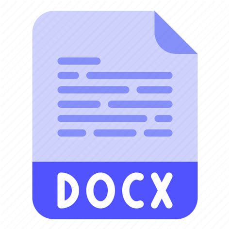 Document Docx Extension File Format Icon Download On Iconfinder