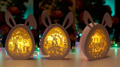 How To Make Easter Egg Lantern For Easter Decorations Svg For Cricut