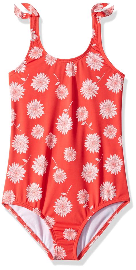Billabong Girls Swimwear Floral Daisy One Piece Swimsuit Walmart My Xxx Hot Girl