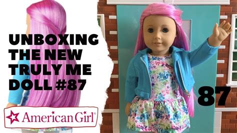 Unboxing My New American Girl Doll Truly Me 87 Youtube