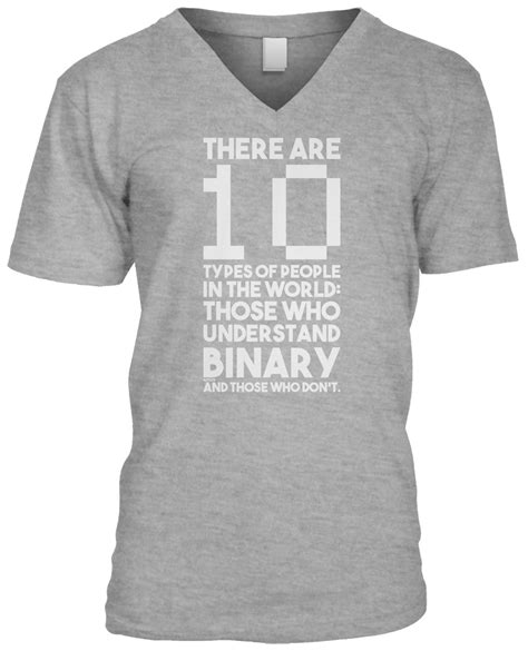 There Are 10 Kinds Of People Binary Joke Computer Geek Nerd Funny Mens