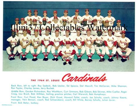 An Old Photo Of The Cardinals Baseball Team