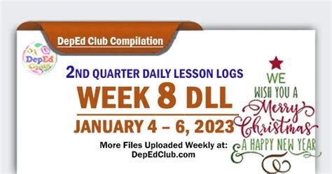 Week Nd Quarter Weekly Daily Lesson Logs The Deped Teachers Club