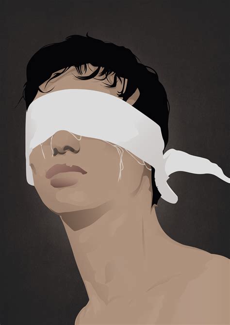 blindfolded man blindfolded man