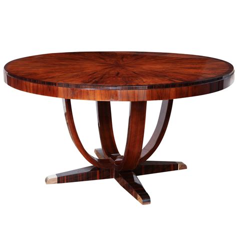 Fabulous Art Deco Round Dining Table Dining Table Circular Dining
