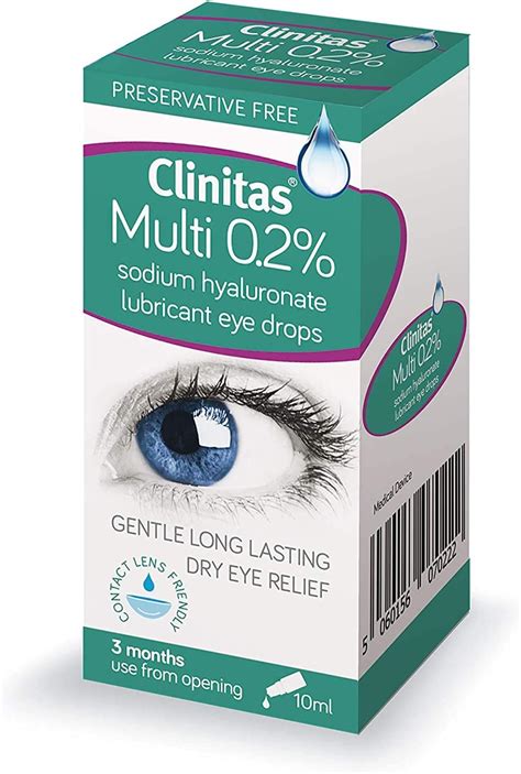 Clinitas 0 2 Soothe Eye Drops For Dry Eye Suitable For Contact Lens