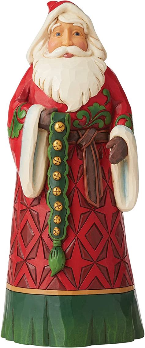 Oakland Mall Enesco Jim Shore Heartwood Creek Santa With Bells Let