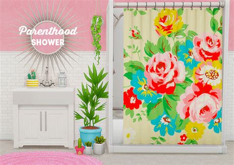 Parenthood Shower Recolor From Linacherie • Sims 4 Downloads