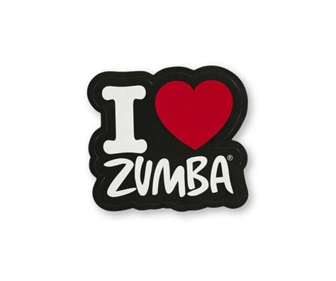 I Love Zumba Stickers Heart EBay