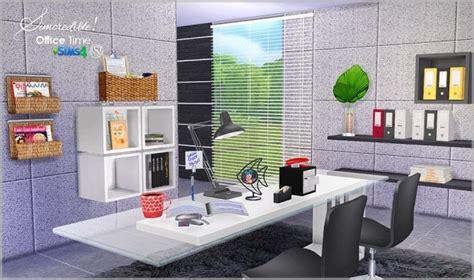 Office Time Clutter Set At Simcredible Designs 4 Sims 4 Updates