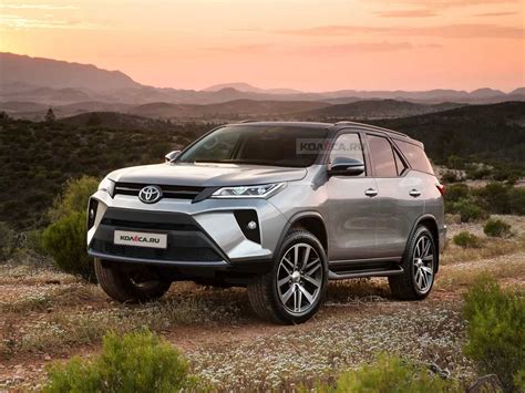 Flawless New Toyota Fortuner Facelift Renderings Leave Nothing To The