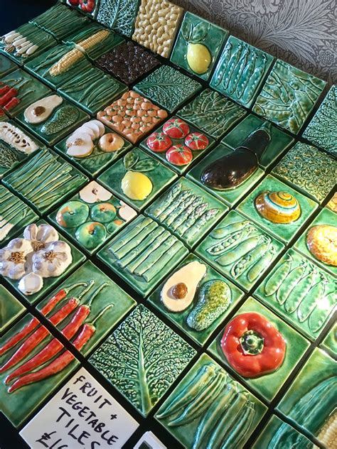 Ceramic Tile Art Handmade Ceramic Tiles Clay Tiles Ceramic Pottery