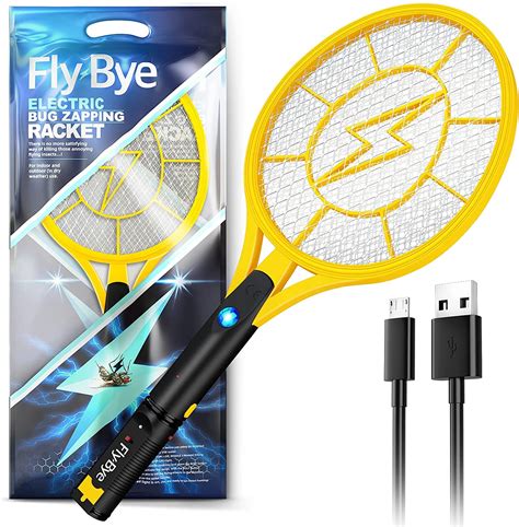 Fly Bye Electric Fly Swatter Upgraded 2023 Version 4000v Electric