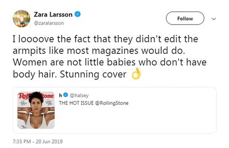Demi Lovato And Zara Larrson Defend Halsey For Armpit Hair On The Cover