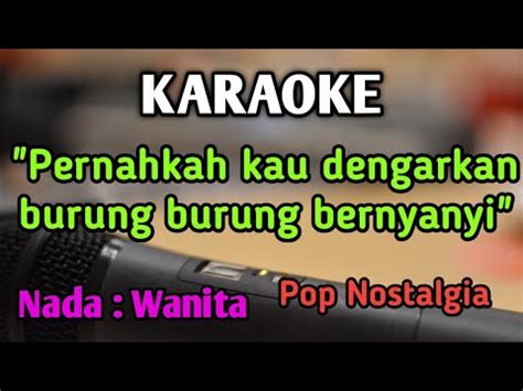 Tangan Tak Sampai Karaoke Nada Wanita Cewek Pop Nostalgia