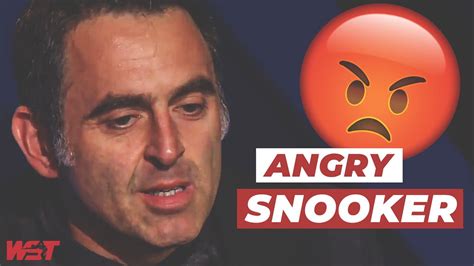When Snooker Players Get Angry 😡 Youtube