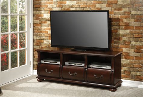 Acme Faysnow Dark Cherry Tv Stand For Flat Screen Tvs Up To 55