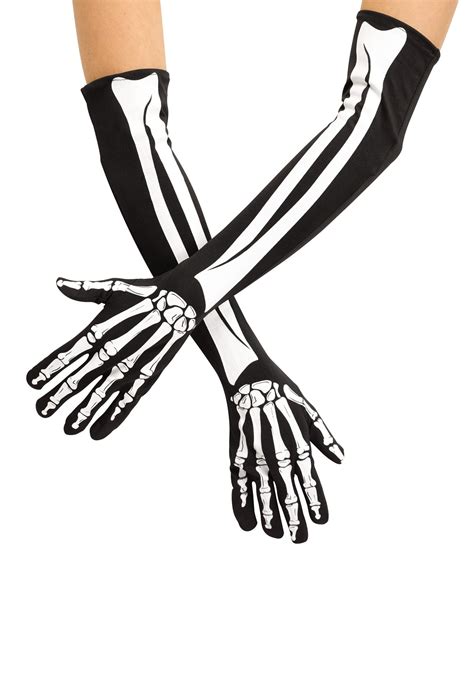 Skeleton Opera Adult Gloves