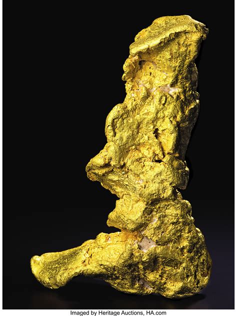 The Largest Gold Nugget From The Western Hemisphere Boot Of Lot