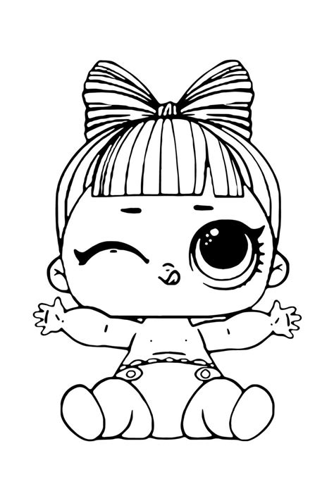 Baby Sister Coloring Pages Coloring Home