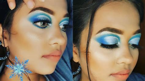 Icy Blue Cut Crease Eye Makeup Full Tutorial😍😍 Youtube