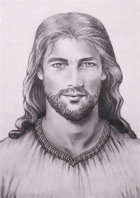 Dibujo De Jesucristo A Lapiz Dibujos De Dios Retratos Dibujos De Jesus