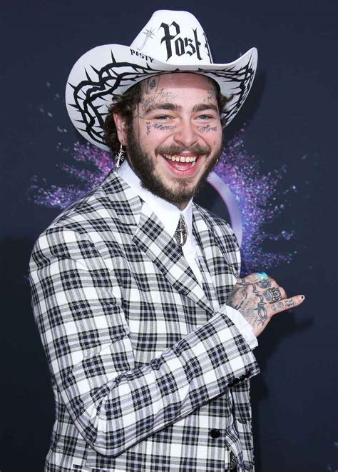 post malone reveals the reason he has face tattoos details us weekly