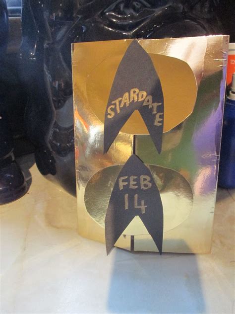 My Hubbys Valentines Day Card Star Trek Theme Star Trek Theme