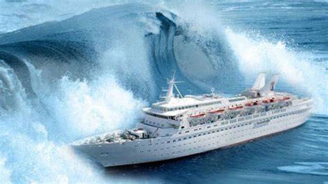 Cruise Ship Storm At Sea Youtube