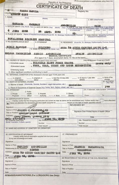 Www.scribd.com legal forms of philippines source: Death Certificate Philippines 2019 | TUTORE.ORG - Master ...