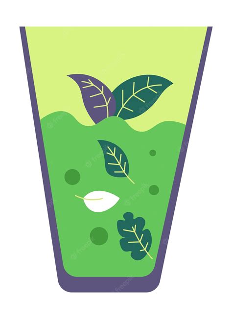 premium vector organic and natural beverage smoothie vector