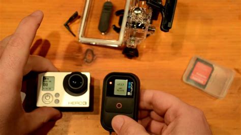 Gopro Hero3 Black Unbox And Wi Fi Remote Pairing Youtube