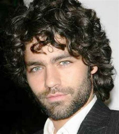 The Charming Medium Length Curly Hairstyle Mens Haircuts 2014 Curly