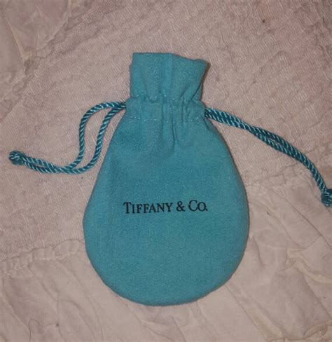 Authentic Tiffany And Co Suede Jewelry Pouch Medium