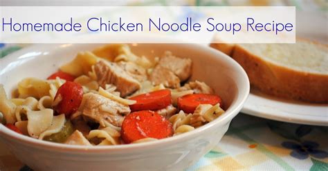 To make this chicken noodle soup recipe, you can use canned chicken and drain the juice (or start with sautéing the chicken and vegetable on the stove top) first, and then stir in broth and seasoning. Serenity Now: Homemade Chicken Noodle Soup (and Printable ...