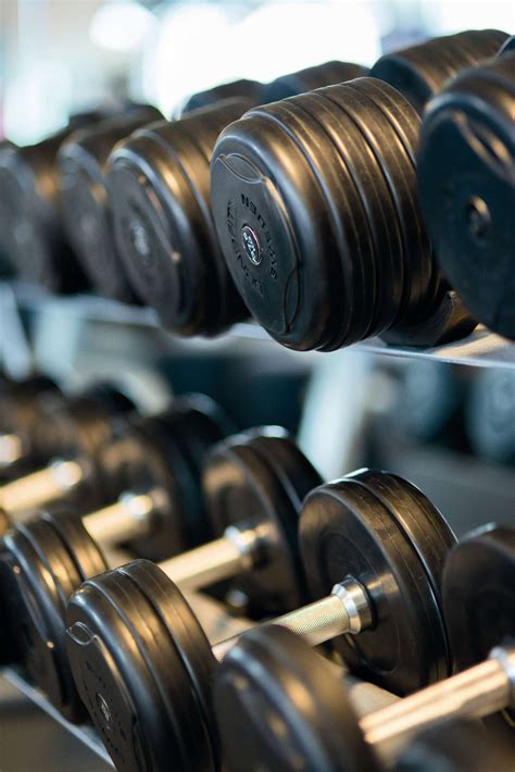 Weights On A Rack Image Free Stock Photo Public Domain Photo Cc0
