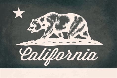 Vintage California Canvas Print California Flag California | Etsy | Flag art, California flag ...