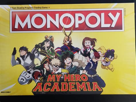 Monopoly My Hero Academia Board Games Tapstart Games