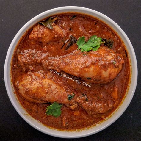 Chettinad Chicken Curry Recipe The Take It Easy Chef Home Healthcare